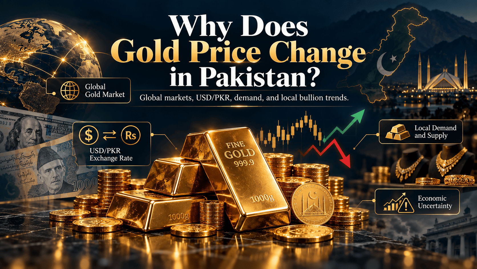 Why Does the Gold Price Change in Pakistan?